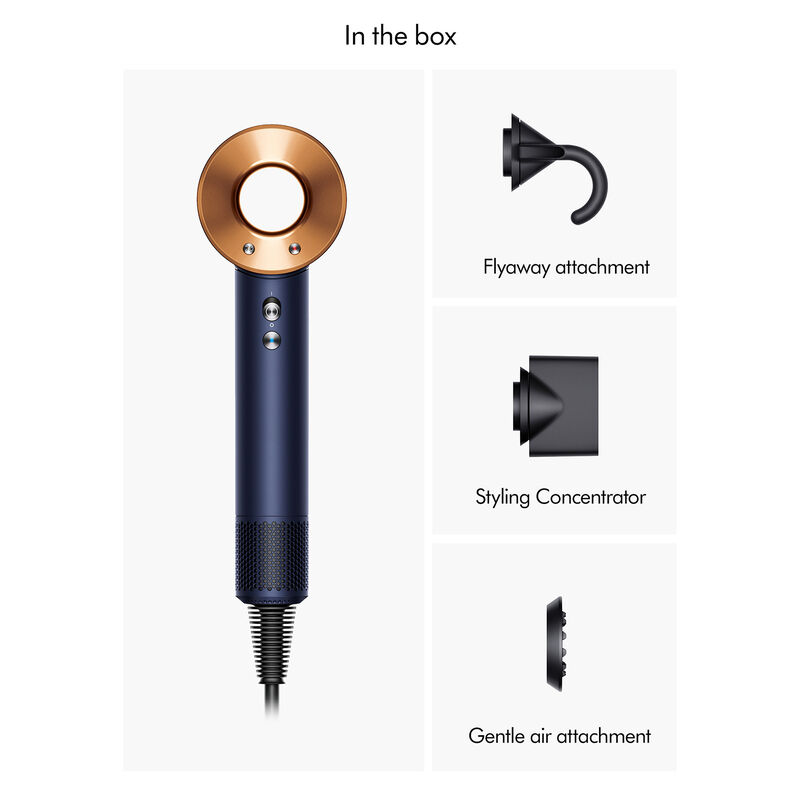Dyson Supersonic™ Hair Dryer in Prussian Blue image number 3